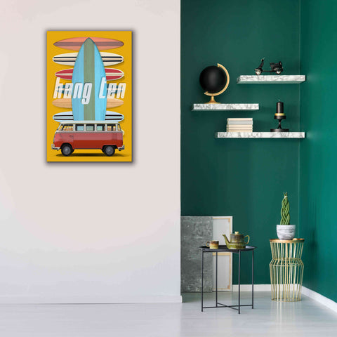 Image of 'Hang Ten' by Edward M. Fielding, Giclee Canvas Wall Art,26x40