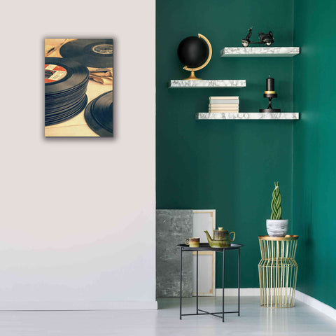 Image of 'Old 45s' by Edward M. Fielding, Giclee Canvas Wall Art,18x26