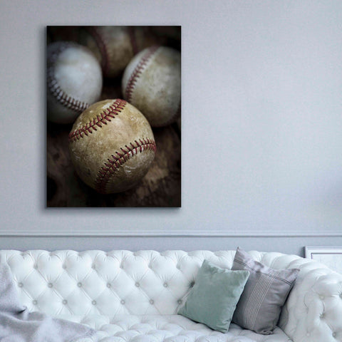 Image of 'Old Baseball' by Edward M. Fielding, Giclee Canvas Wall Art,40x54
