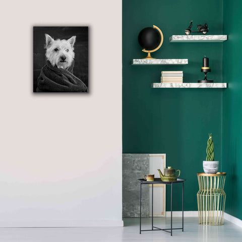 Image of 'Portrait of a Westy Dog' by Edward M. Fielding, Giclee Canvas Wall Art,20x24