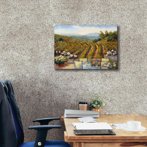 Image of 'Vineyards to Mount St. Helena' by Ellie Freudenstein, Giclee Canvas Wall Art,24x20