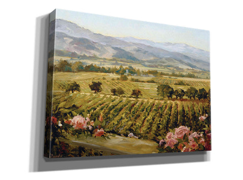 Image of 'Vineyards to Vaca Mountains' by Ellie Freudenstein, Giclee Canvas Wall Art