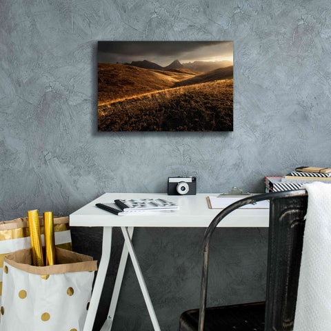 Image of 'Last Autumn Light' by Enrico Fossati, Giclee Canvas Wall Art,18x12