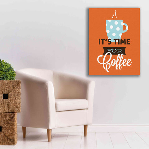 Image of 'Coffee Time (Orange)' by Genesis Duncan, Giclee Canvas Wall Art,26x34