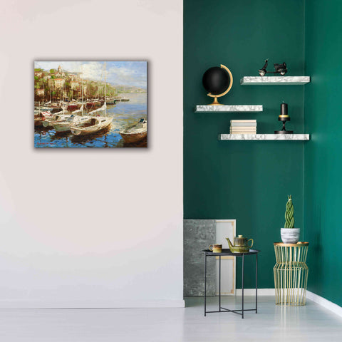Image of 'Harbor Bay' by Furtesen, Giclee Canvas Wall Art,34x26