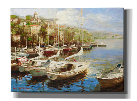 Image of 'Harbor Bay' by Furtesen, Giclee Canvas Wall Art