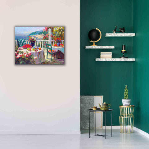 Image of 'Terrace Brunch' by Furtesen, Giclee Canvas Wall Art,34x26