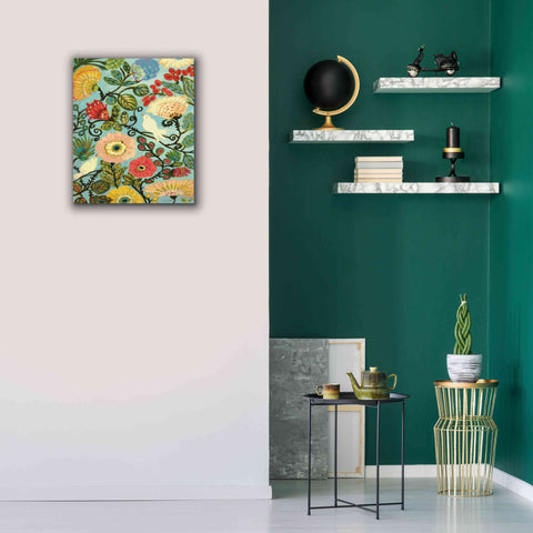 Image of 'Sweet Cottage Garden' by Karen Fields, Giclee Canvas Wall Art,20x24