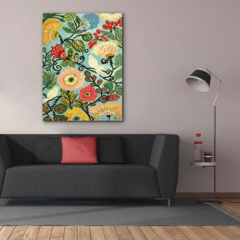 Image of 'Sweet Cottage Garden' by Karen Fields, Giclee Canvas Wall Art,40x54