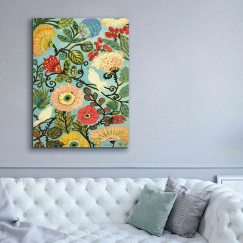 Image of 'Sweet Cottage Garden' by Karen Fields, Giclee Canvas Wall Art,40x54