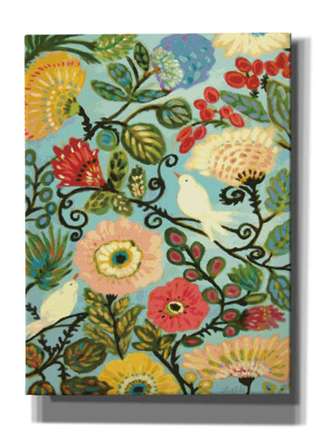 Image of 'Sweet Cottage Garden' by Karen Fields, Giclee Canvas Wall Art