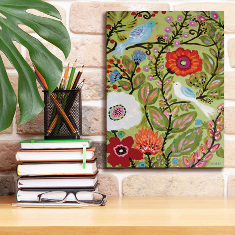 Image of 'Peace Garden' by Karen Fields, Giclee Canvas Wall Art,12x16