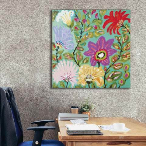 Image of 'Liberty Garden' by Karen Fields, Giclee Canvas Wall Art,37x37