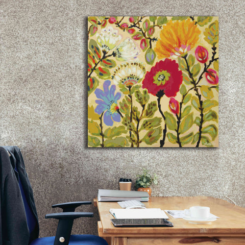 Image of 'Autumn Fresh Garden' by Karen Fields, Giclee Canvas Wall Art,37x37