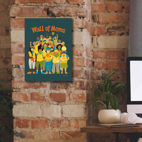 Image of 'Wall of Moms' by Kris Duran, Giclee Canvas Wall Art,12x16