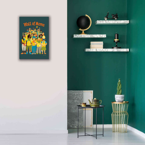Image of 'Wall of Moms' by Kris Duran, Giclee Canvas Wall Art,18x26