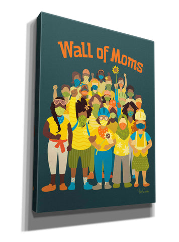 Image of 'Wall of Moms' by Kris Duran, Giclee Canvas Wall Art