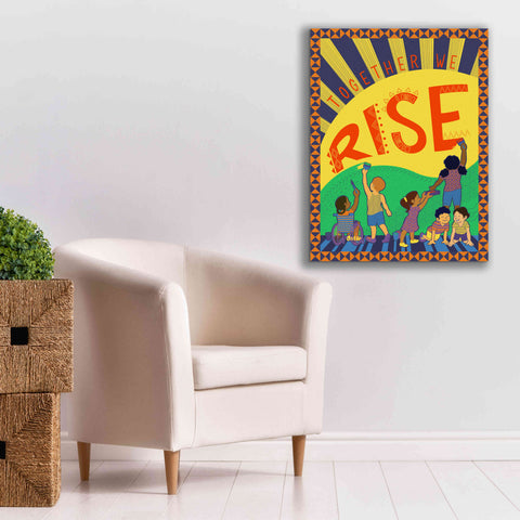 Image of 'Together We Rise' by Kris Duran, Giclee Canvas Wall Art,26x34
