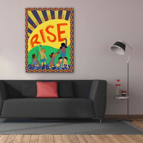 Image of 'Together We Rise' by Kris Duran, Giclee Canvas Wall Art,40x54