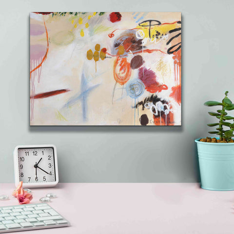 Image of 'Catching Bubbles' by Kyoko Fischer, Giclee Canvas Wall Art,16x12