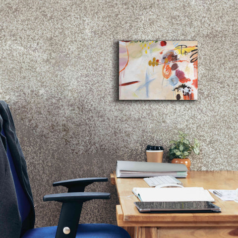 Image of 'Catching Bubbles' by Kyoko Fischer, Giclee Canvas Wall Art,16x12