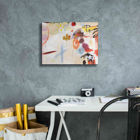 Image of 'Catching Bubbles' by Kyoko Fischer, Giclee Canvas Wall Art,16x12