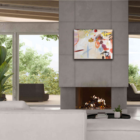 Image of 'Catching Bubbles' by Kyoko Fischer, Giclee Canvas Wall Art,34x26