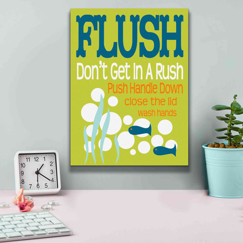 Image of 'Ocean Bubble Friends 2' by Leslie Fuqua, Giclee Canvas Wall Art,12x16