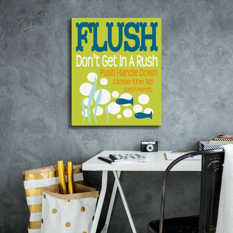 Image of 'Ocean Bubble Friends 2' by Leslie Fuqua, Giclee Canvas Wall Art,20x24