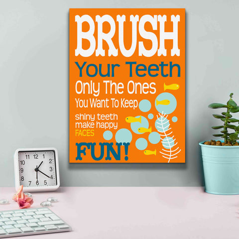 Image of 'Ocean Bubble Friends 1' by Leslie Fuqua, Giclee Canvas Wall Art,12x16