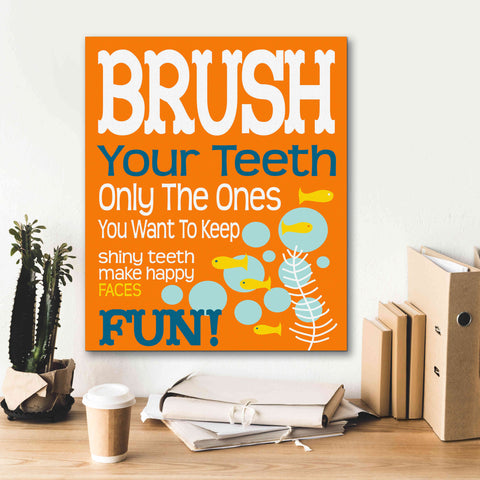 Image of 'Ocean Bubble Friends 1' by Leslie Fuqua, Giclee Canvas Wall Art,20x24