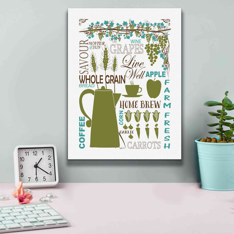 Image of 'Culinary Love 2 in Color' by Leslie Fuqua, Giclee Canvas Wall Art,12x16