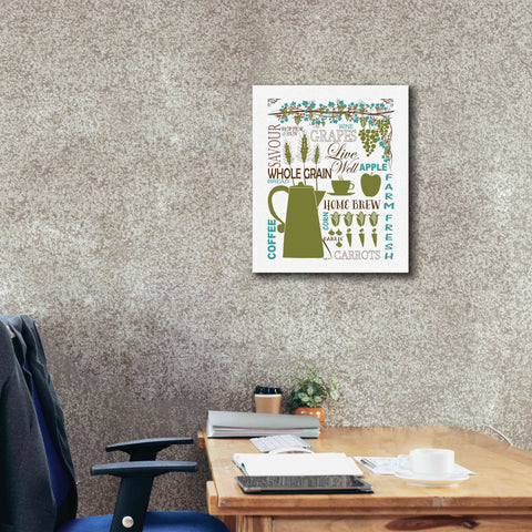 Image of 'Culinary Love 2 in Color' by Leslie Fuqua, Giclee Canvas Wall Art,20x24