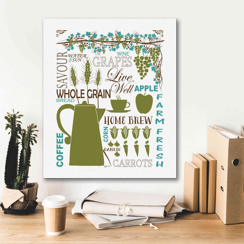 Image of 'Culinary Love 2 in Color' by Leslie Fuqua, Giclee Canvas Wall Art,20x24