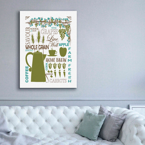 Image of 'Culinary Love 2 in Color' by Leslie Fuqua, Giclee Canvas Wall Art,40x54