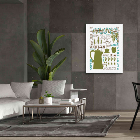 Image of 'Culinary Love 2 in Color' by Leslie Fuqua, Giclee Canvas Wall Art,40x54