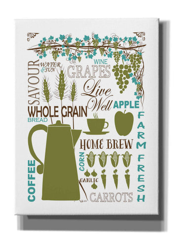 Image of 'Culinary Love 2 in Color' by Leslie Fuqua, Giclee Canvas Wall Art