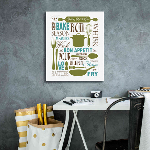 Image of 'Culinary Love 1 in Color' by Leslie Fuqua, Giclee Canvas Wall Art,20x24