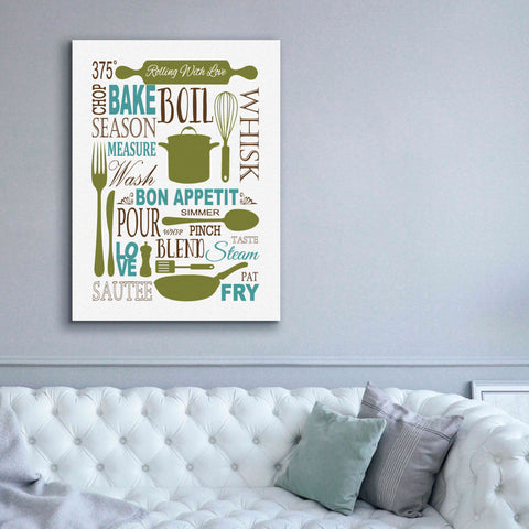 Image of 'Culinary Love 1 in Color' by Leslie Fuqua, Giclee Canvas Wall Art,40x54