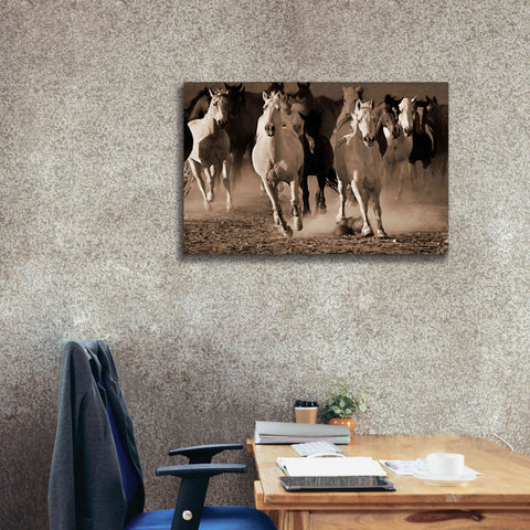 Image of 'About Face' by Lisa Dearing, Giclee Canvas Wall Art,40x26