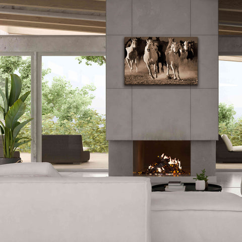 Image of 'About Face' by Lisa Dearing, Giclee Canvas Wall Art,40x26