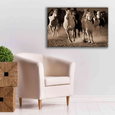 Image of 'About Face' by Lisa Dearing, Giclee Canvas Wall Art,40x26