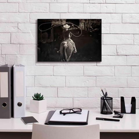 Image of 'American Cowgirl' by Lisa Dearing, Giclee Canvas Wall Art,18x12