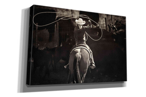 Image of 'American Cowgirl' by Lisa Dearing, Giclee Canvas Wall Art