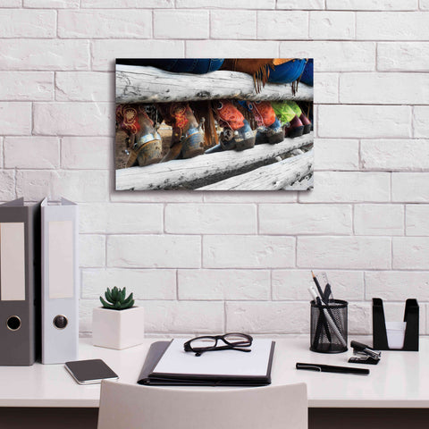 Image of 'Boots & Spurs' by Lisa Dearing, Giclee Canvas Wall Art,18x12
