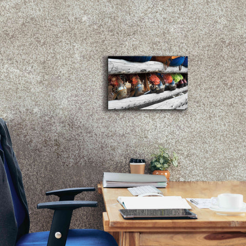 Image of 'Boots & Spurs' by Lisa Dearing, Giclee Canvas Wall Art,18x12