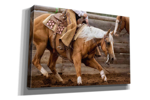 Image of 'Cutting Horses' by Lisa Dearing, Giclee Canvas Wall Art