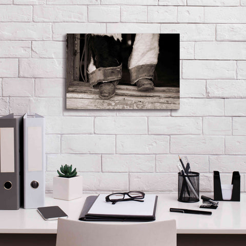 Image of 'Furry Chaps' by Lisa Dearing, Giclee Canvas Wall Art,18x12