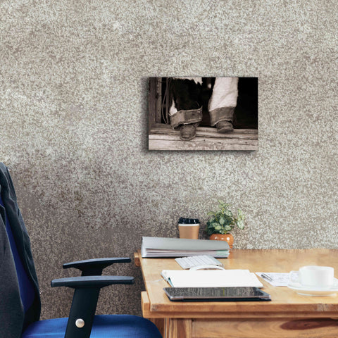 Image of 'Furry Chaps' by Lisa Dearing, Giclee Canvas Wall Art,18x12