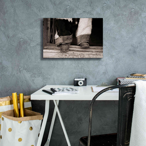 Image of 'Furry Chaps' by Lisa Dearing, Giclee Canvas Wall Art,18x12